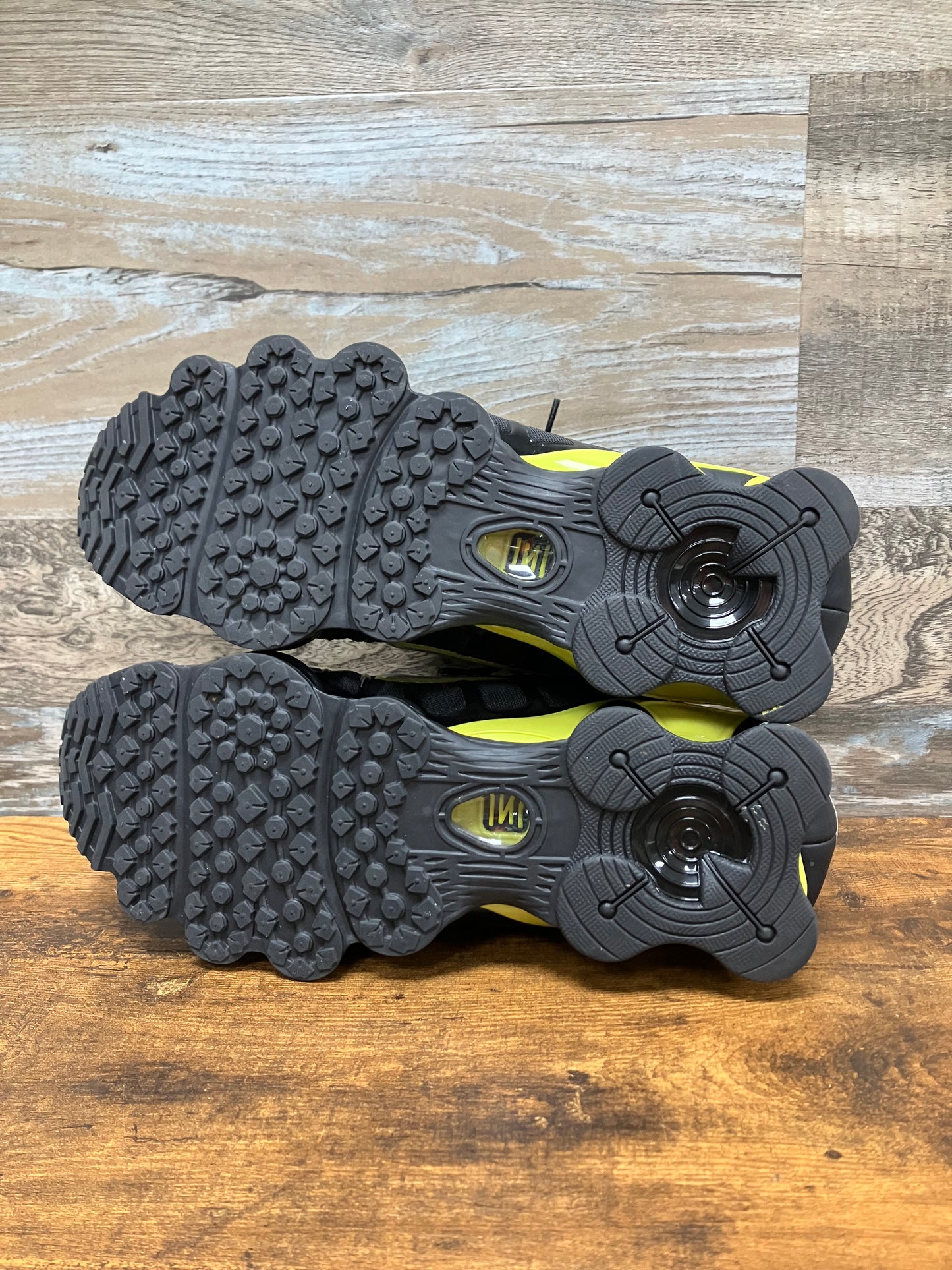 Nike Shox TL Black Dynamic Yellow 11.5