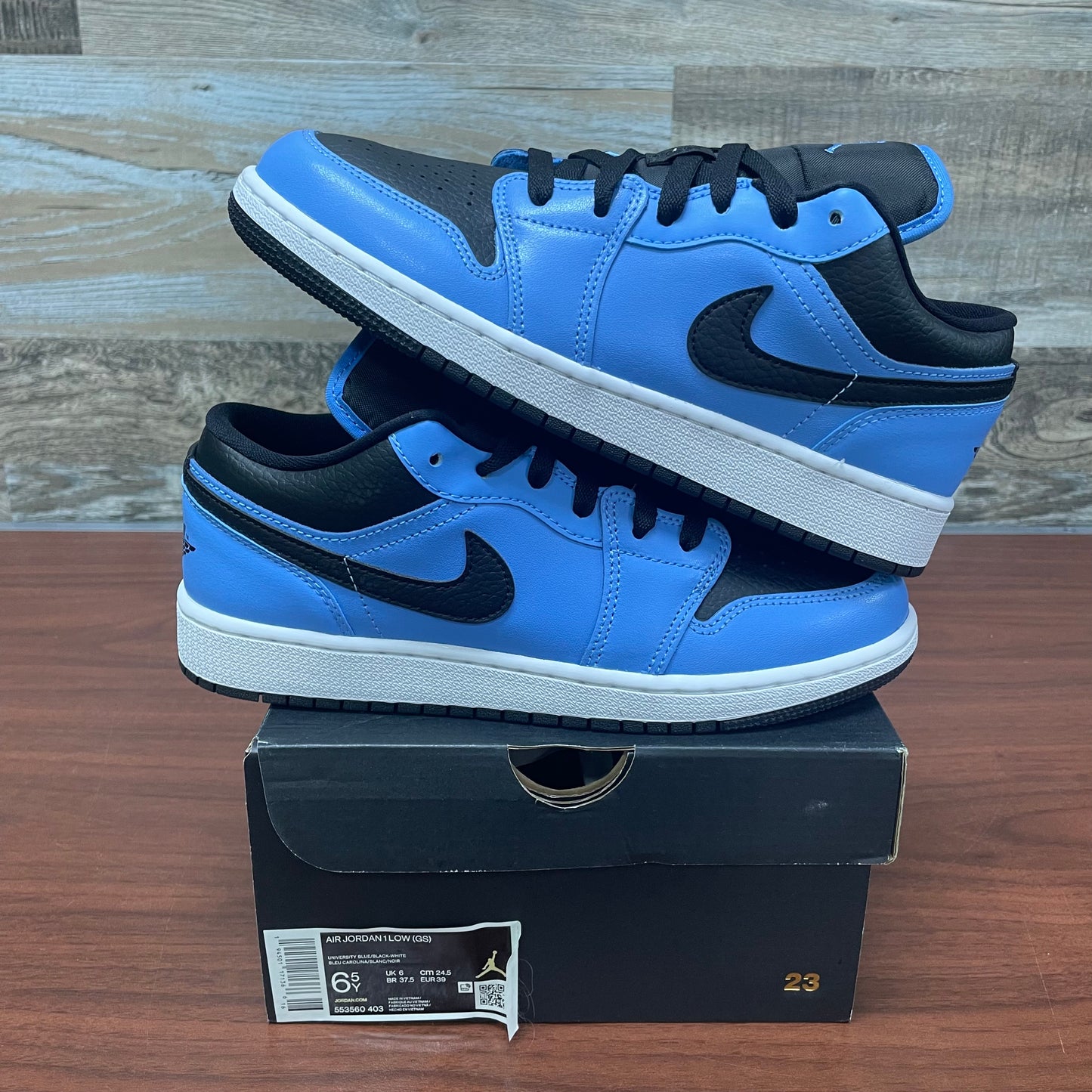 Air Jordan 1 Low Uni Blue 6.5Y