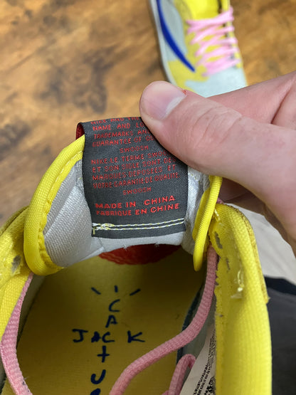 Jordan 1 Low Travis Scott Canary Size 9W/7.5M