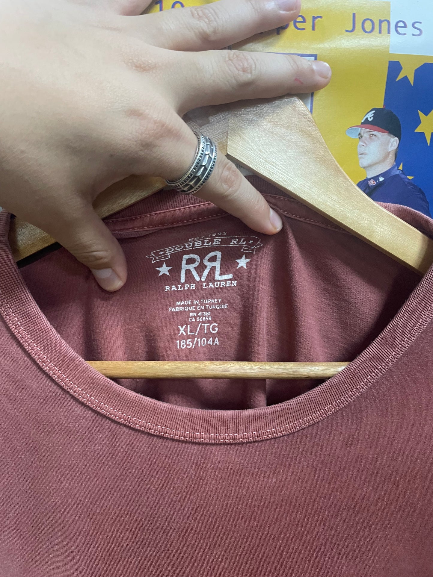 XL - RRL Faded Red Pocket Tee