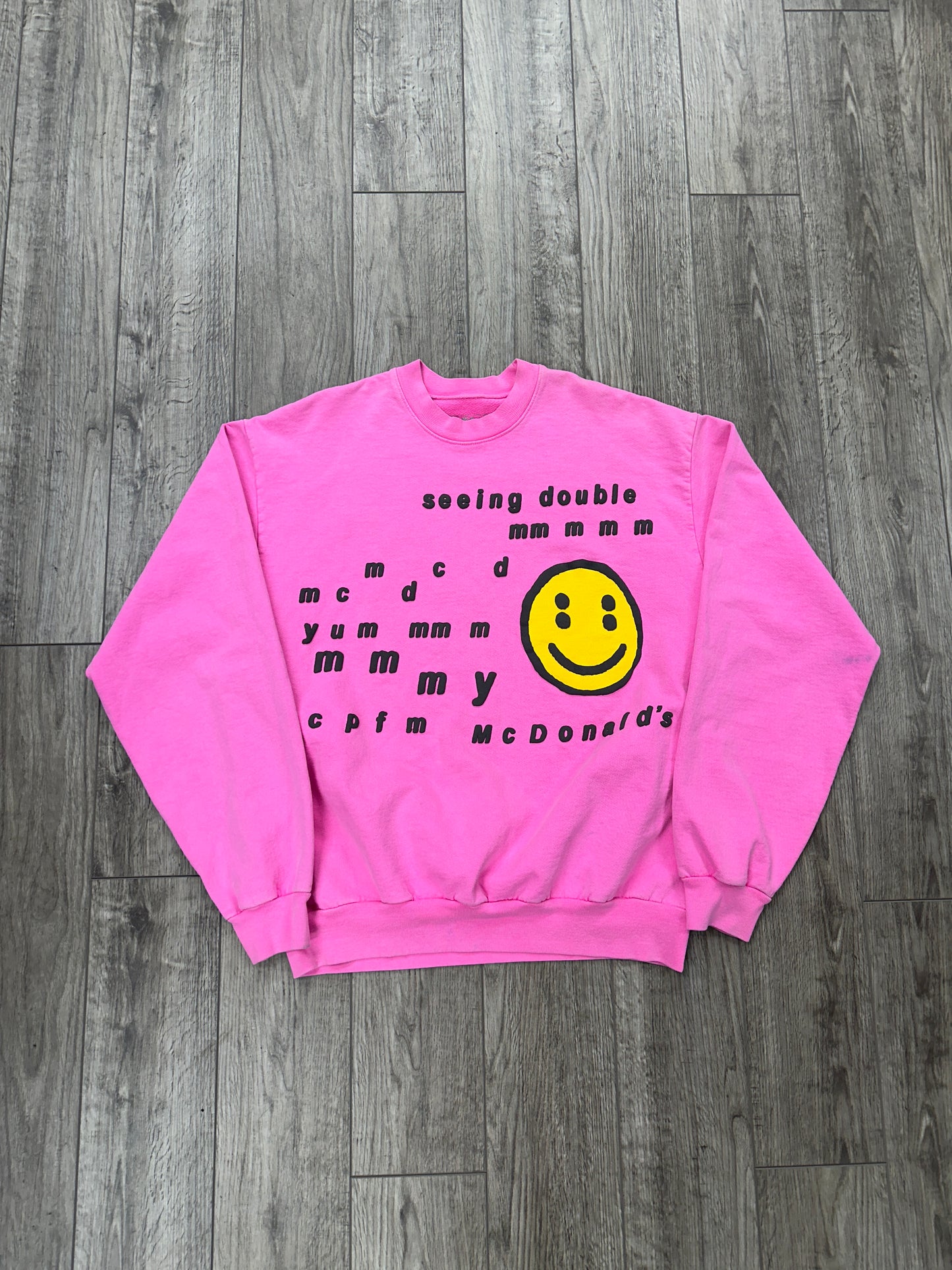 CPFM Pink McDonald’s Crewneck Size XL