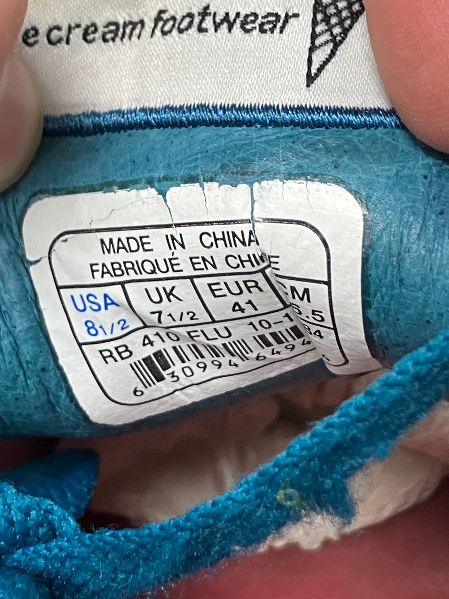 8.5-Billionaire Boys Club Reebok  Ice Cream Board Flip “Diamonds & Dollars”