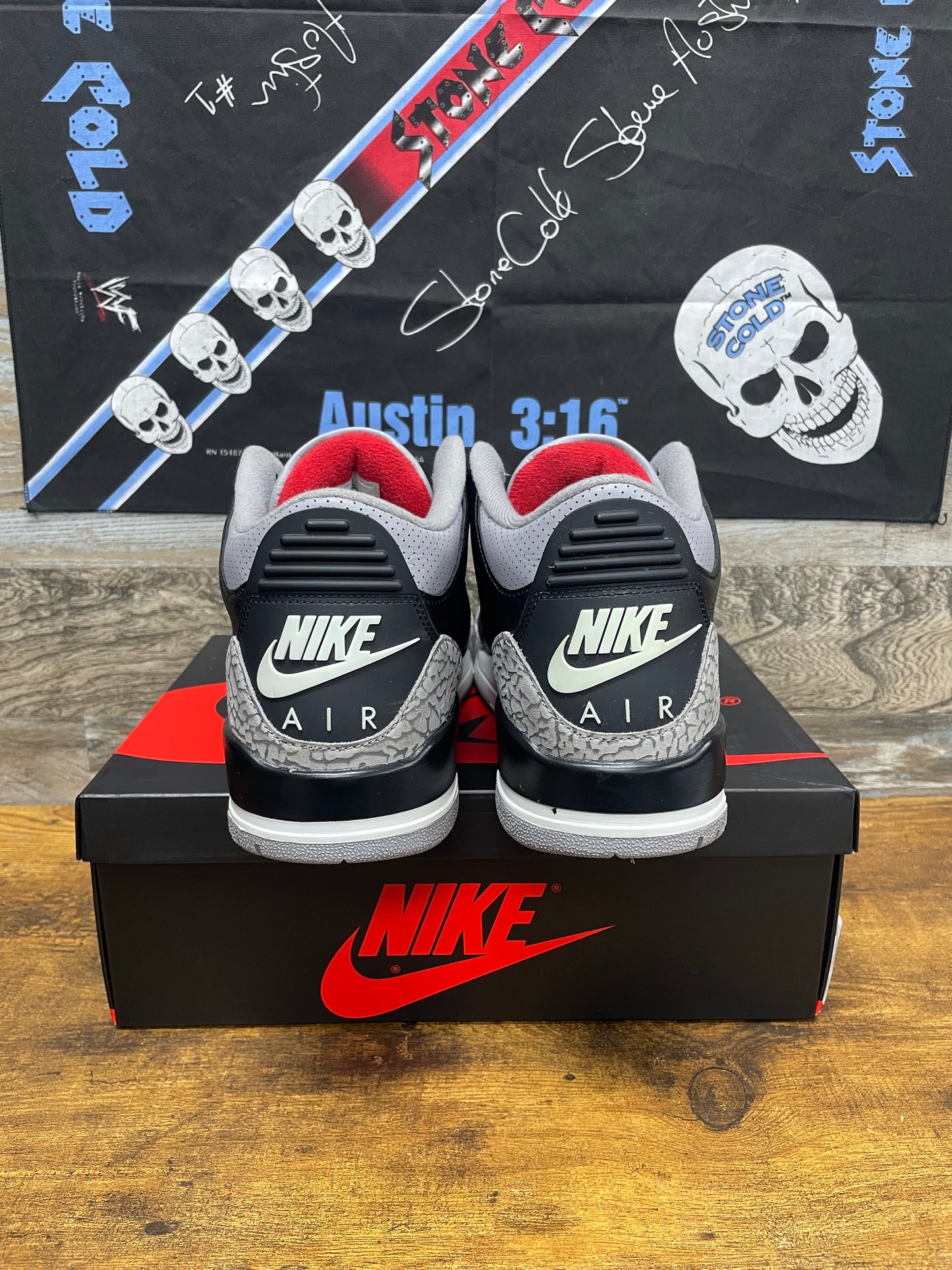 Air Jordan 3 Black Cement 10