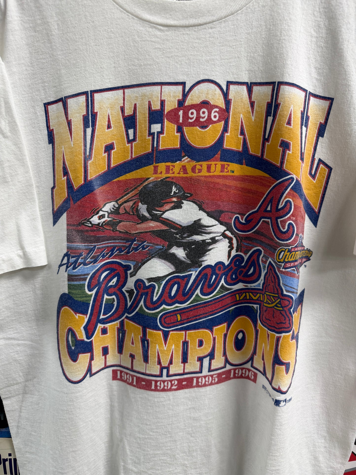 XL - Atlanta Braves 1996 NLC Vintage Tee