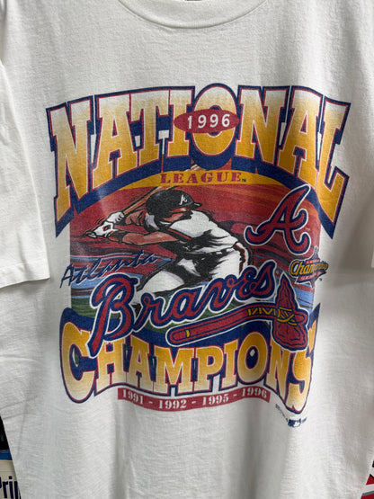 XL - Atlanta Braves 1996 NLC Vintage Tee