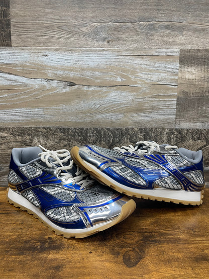 Bottega Veneta Gray & Blue Orbit Sneakers 46