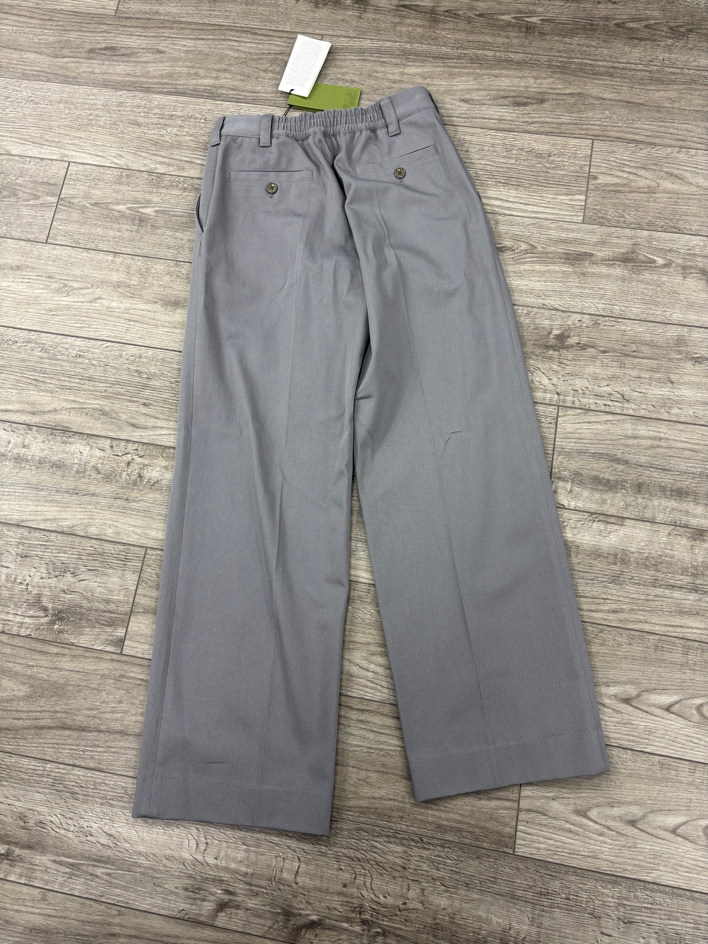 Gucci Uniform Grey Pleated Trousers