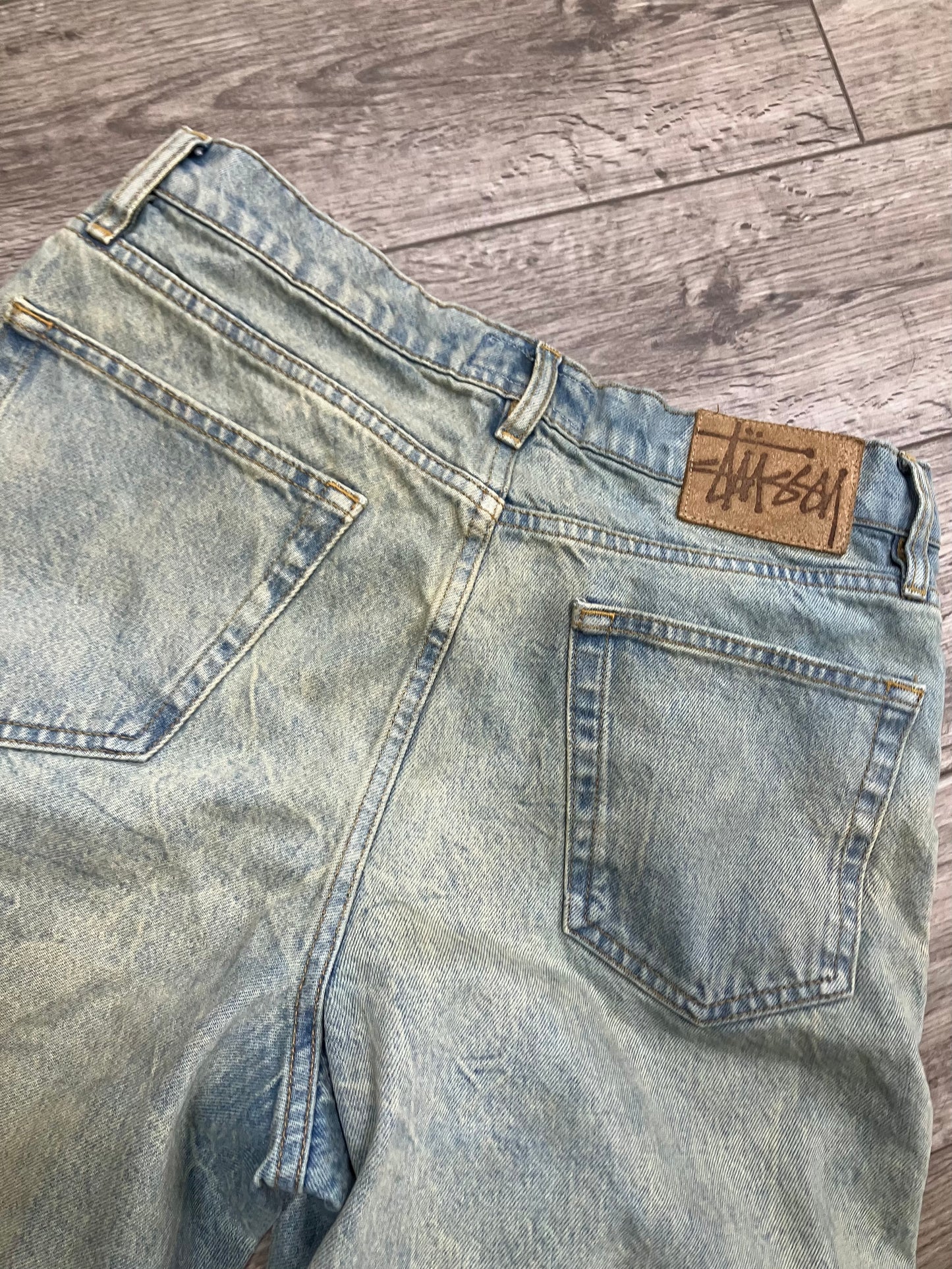 Stussy Big Ol’ Short Beach Wash Denim Shorts 30