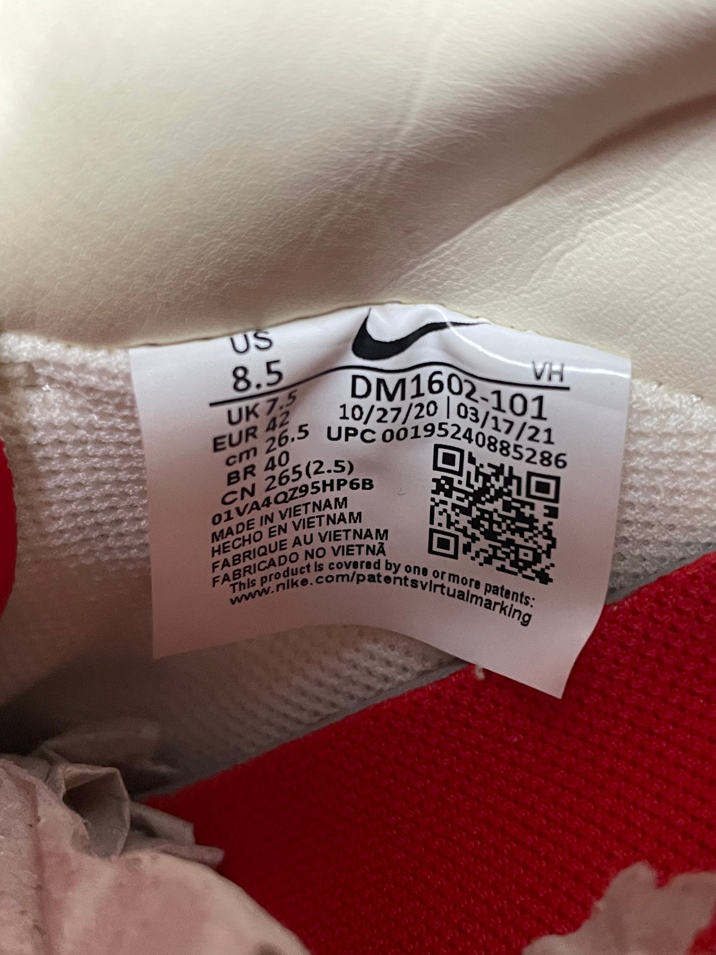 8.5 - Off White Lot Dunk 45/50