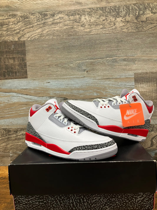 Air Jordan 3 Cardinal Red 11