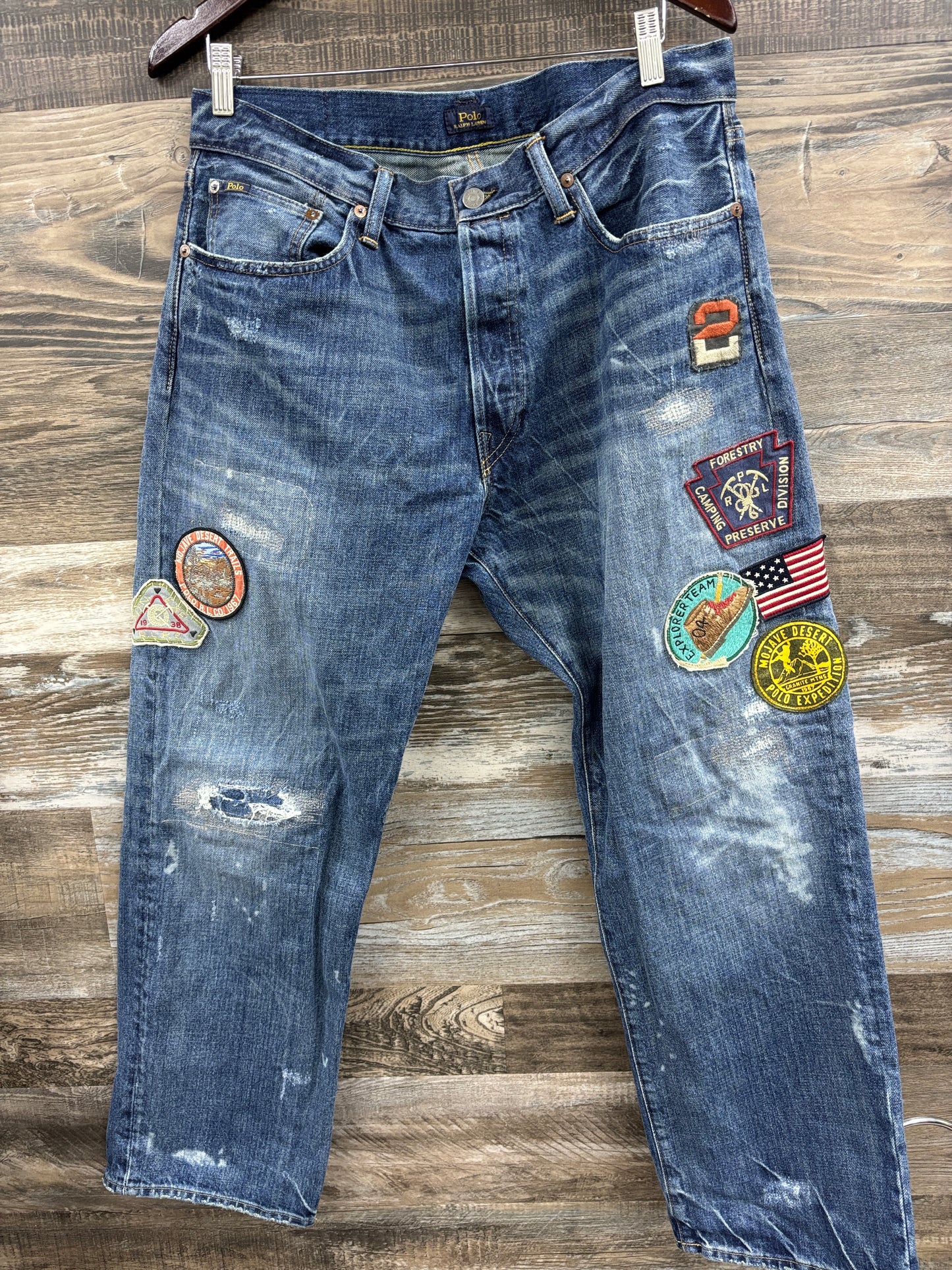 33x30 - Polo expedition patch jeans