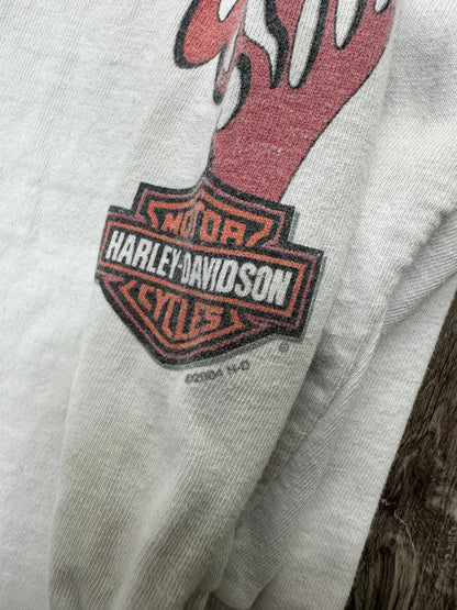 Harley Davidson Long sleeve Flames Y2K Size XL