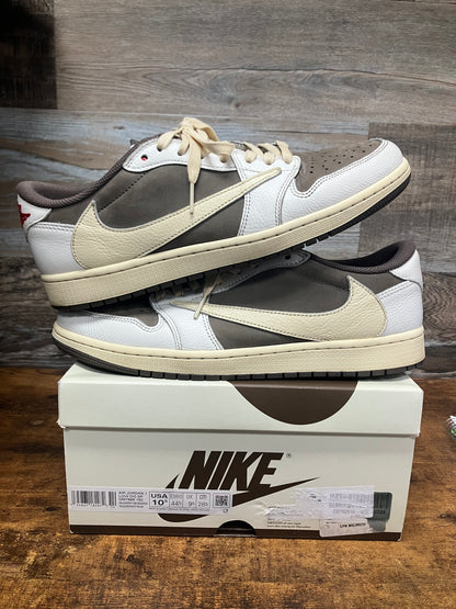 Jordan 1 Low Travis Scott Reverse Mocha Size 10.5