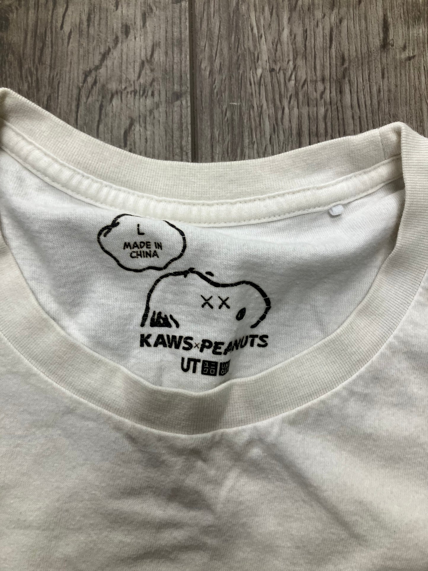 Kaws Snoopy Pocket Tee Size Large