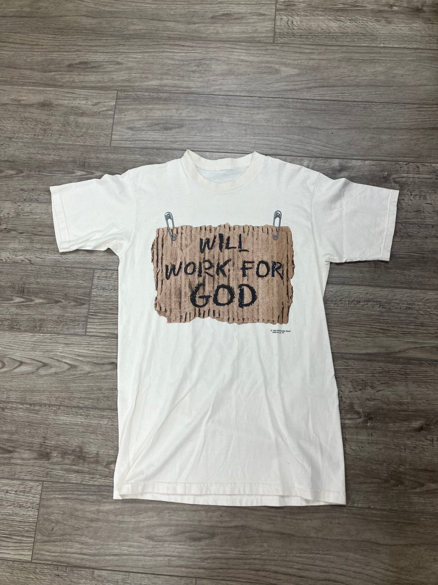 Will Work For God Size L