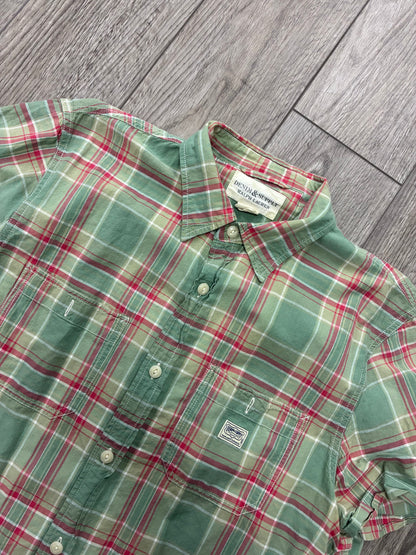 Denim & Supply Ralph Lauren Plaid Green Shirt L