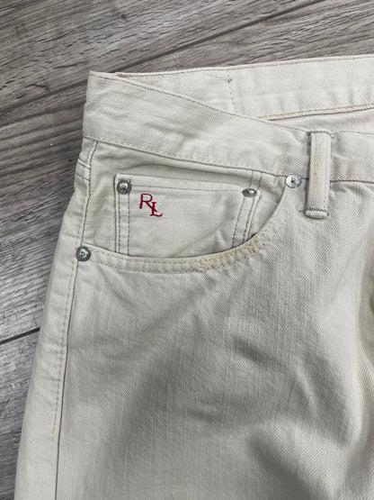 32/34 - Polo Ralph Lauren Hudson Bone Wash Straight slim Denim