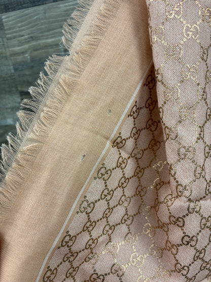 Gucci giant pink scarf