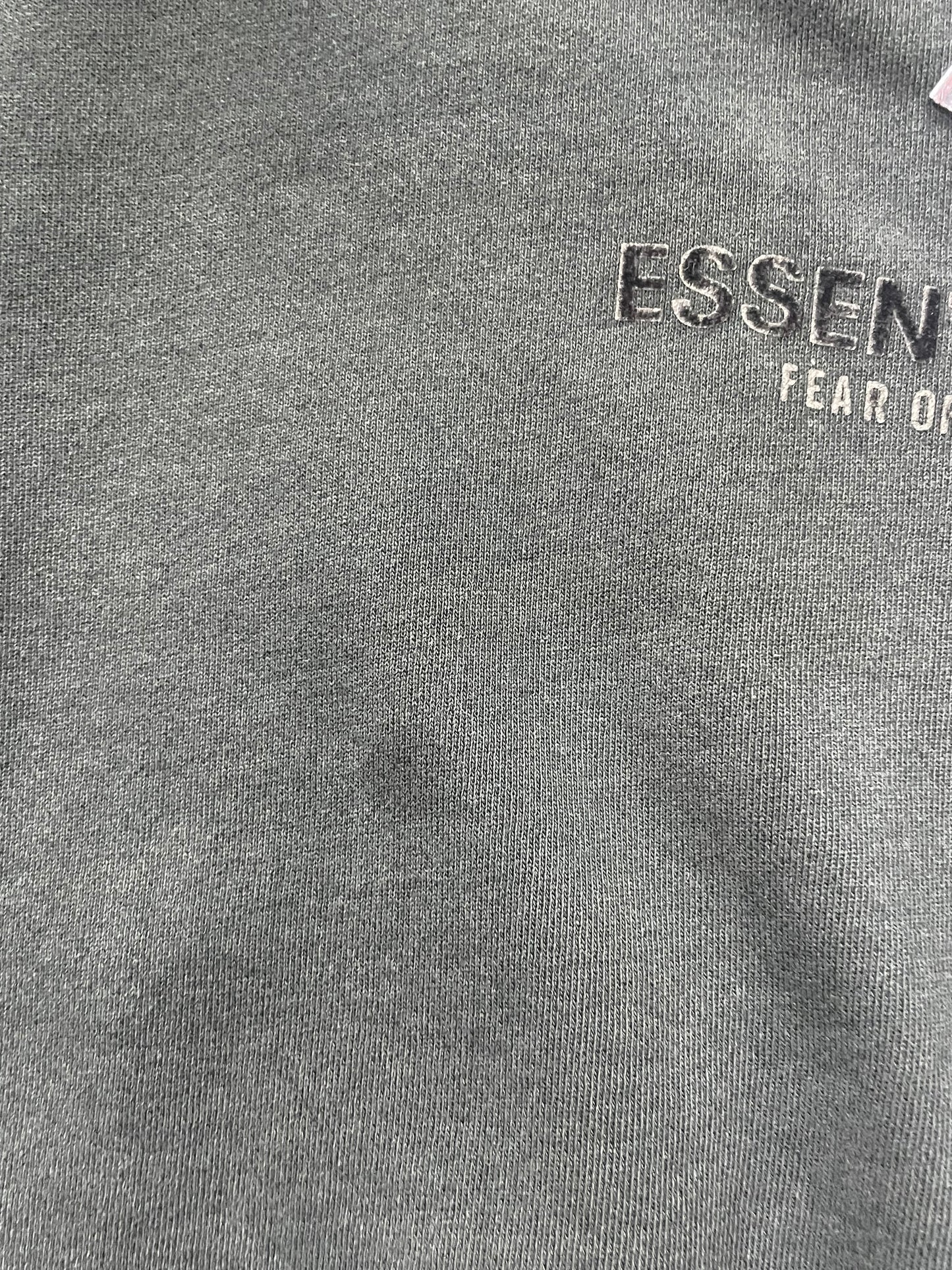 L - FOG Black Essentials Hoodie