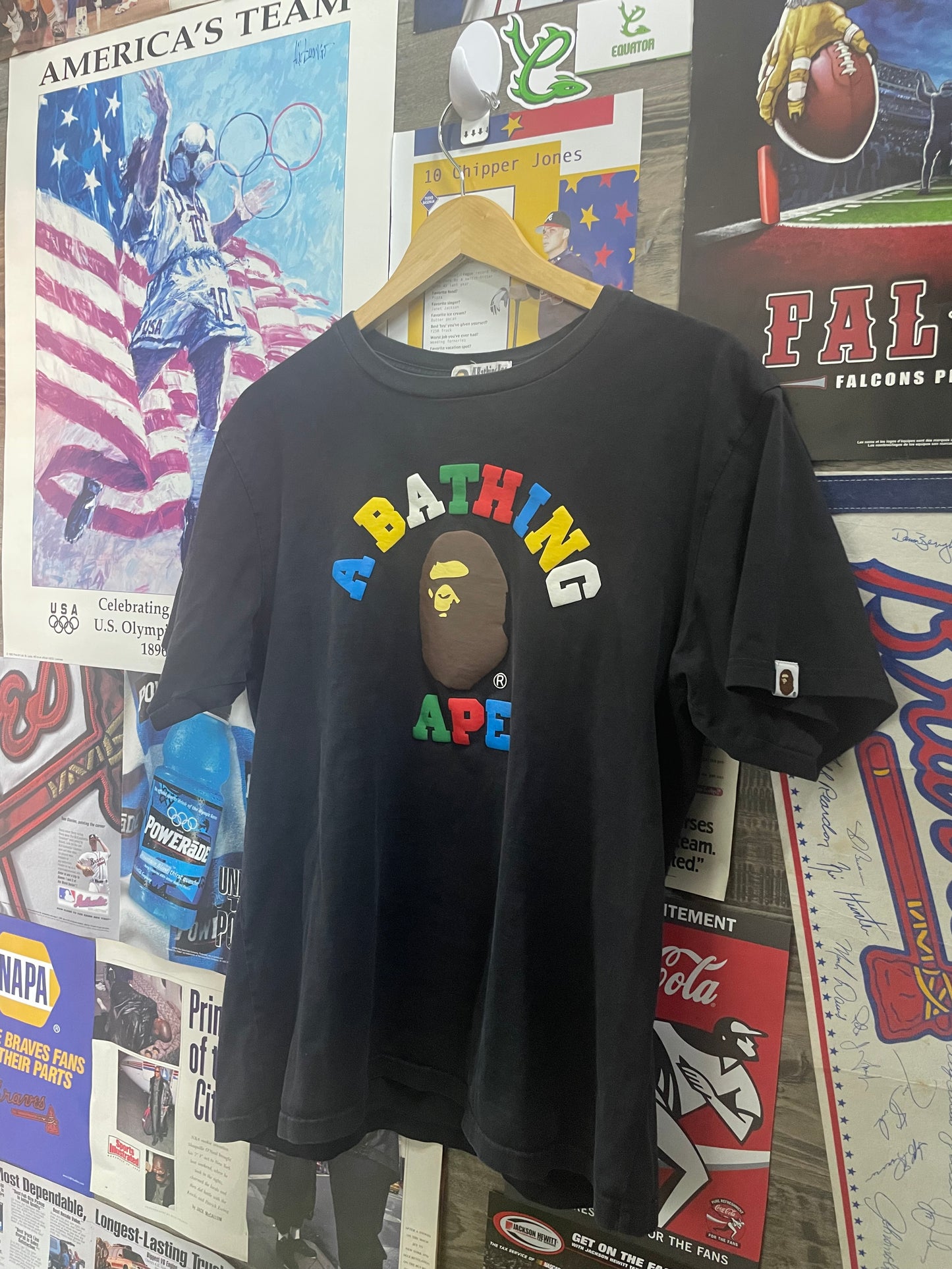 Bape Multicolor College Tee L