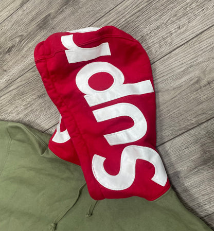 Supreme Contrast Hooded Sweatshirt M