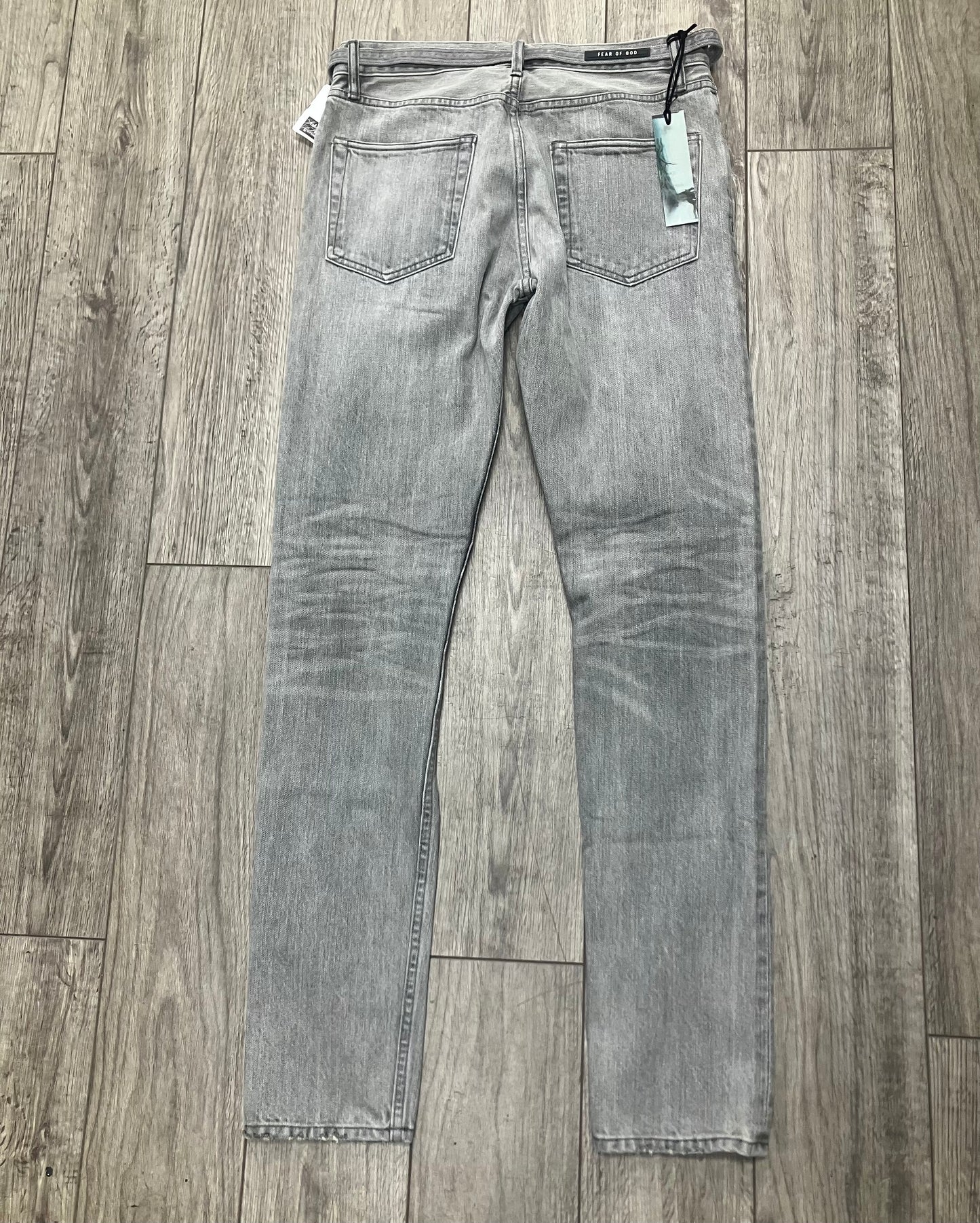 31 - Fear of God Sixth Collection Grey Slim-Fit Jeans