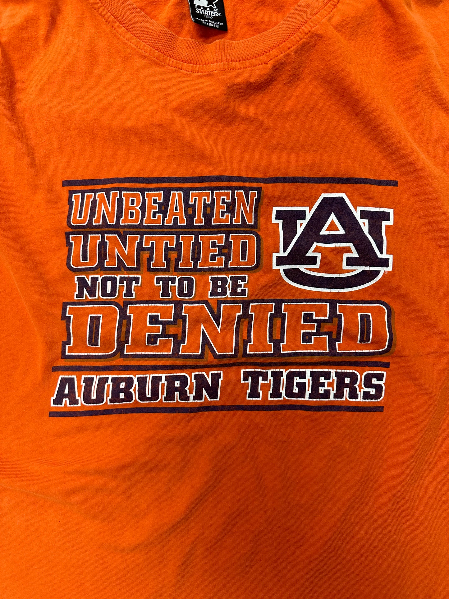 Starter Auburn University Unbeaten Size 2XL