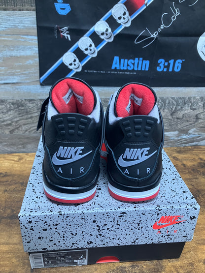 8 - Nike Air Jordan 4 Retro "Bred Reimagined" sneakers