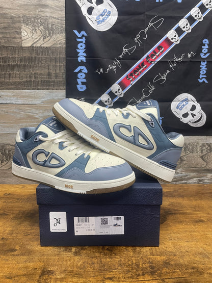 44 - Dior B57 Low "Blue Cream" sneaker