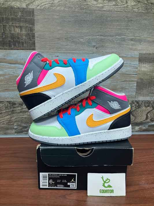 Jordan 1 Mid Multi Color 6Y