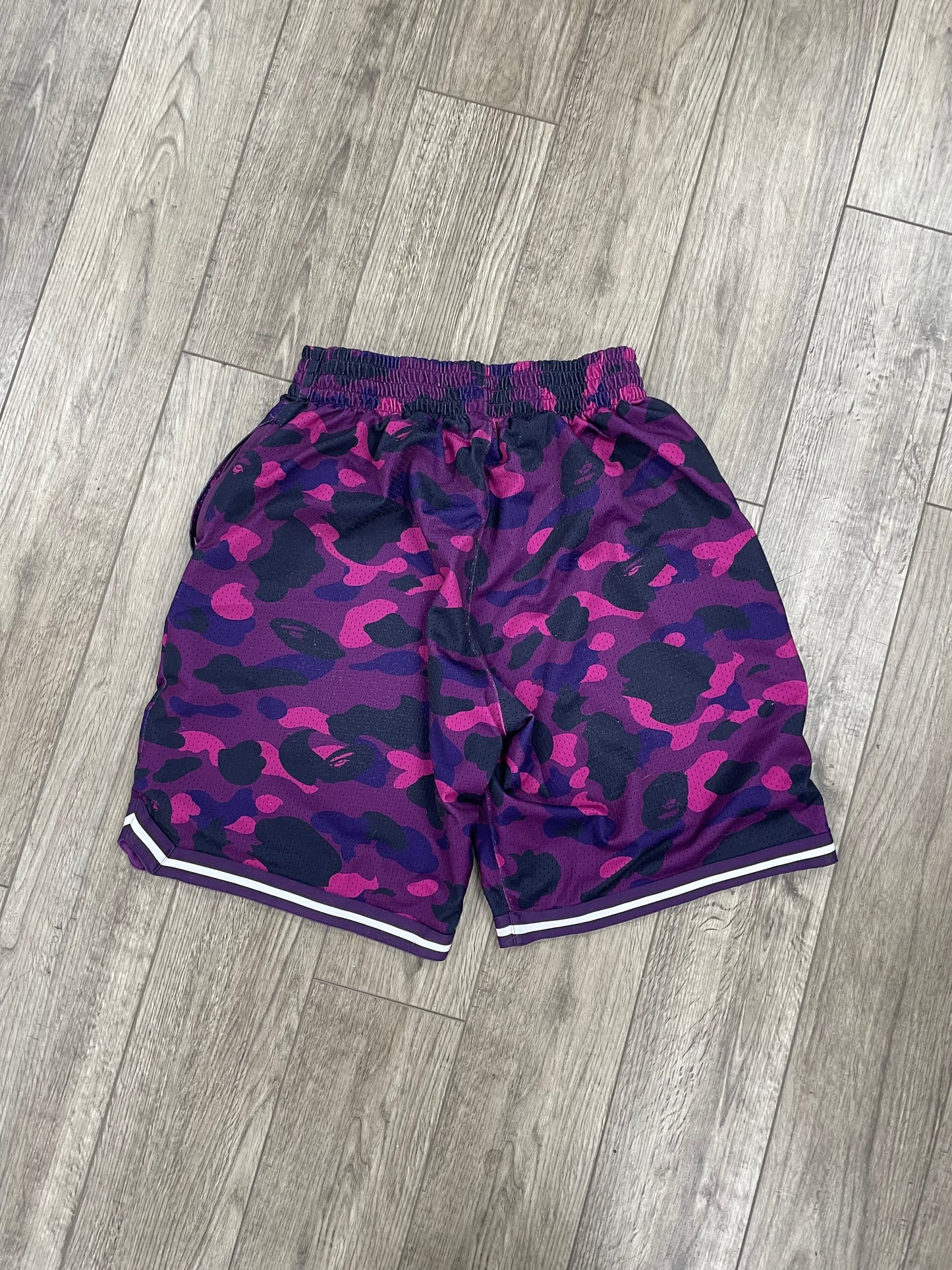 XL - Bape Camo Basketball Shorts