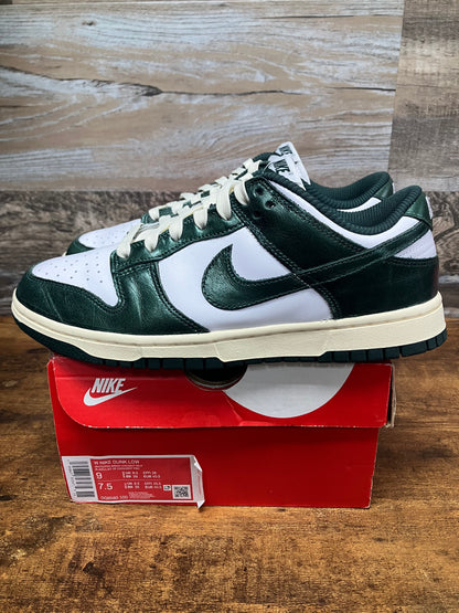 9W/7.5M - Dunk low Vintage Green