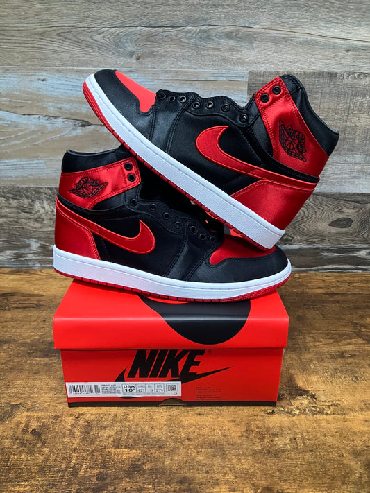 Jordan Satin Bred Size 10.5w (9M)