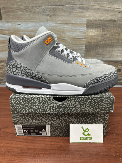 Jordan 3 Cool Grey Size 12