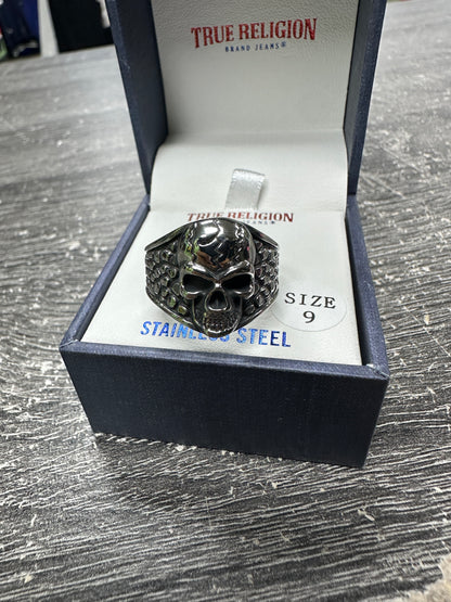True religion Skull Ring Size 9