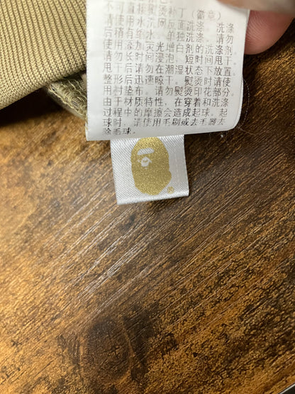A Bathing Ape Camo Half Zipup Pullover L