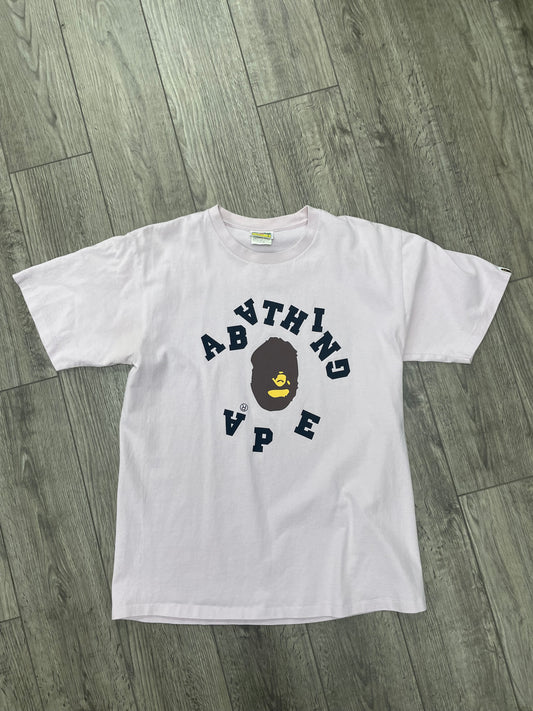 A Bathing Ape Broken College Tee L
