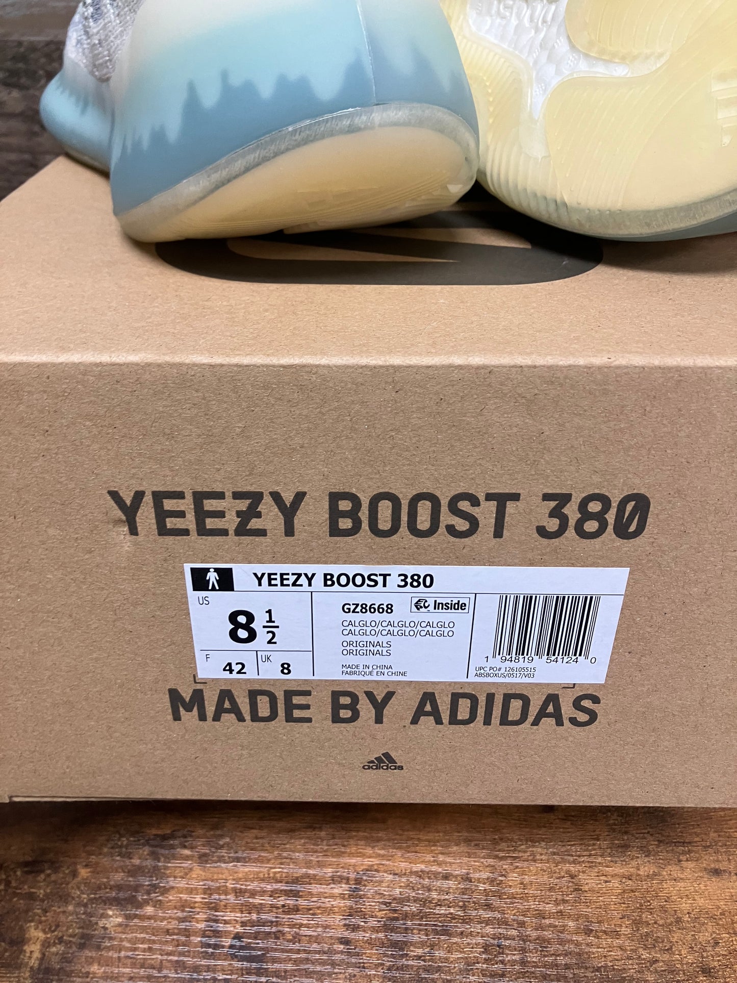 Adidas Yeezy Boost 380 Calcite Glow 9