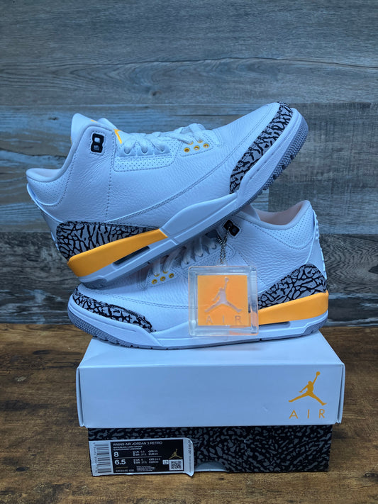 Jordan 3 Laser Orange Size 8W/6.5M
