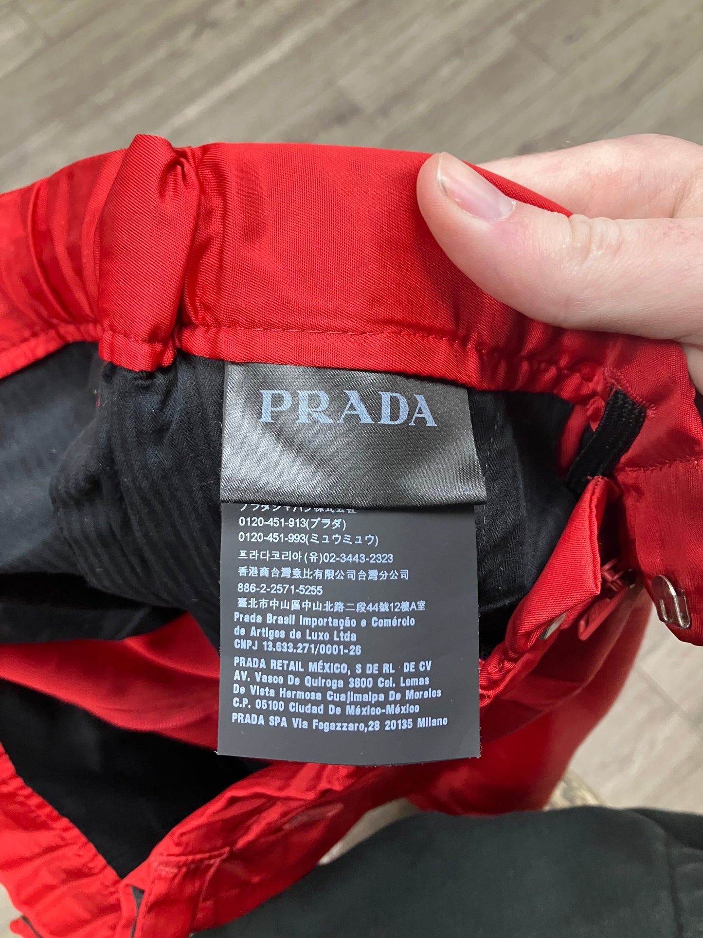 Prada Gabardine Nylon Pants Size 48/ 32x40.5