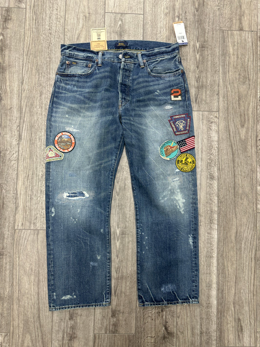 Polo RL Patch distressed jeans Size 33x30