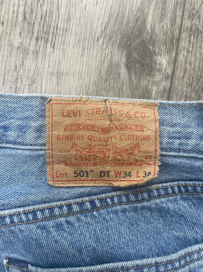 DENIM TEARS Blue Cotton Wreath Jeans Size 34 x 34