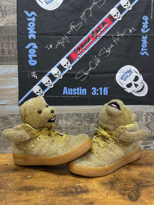 Jeremy Scott Bear “Tinsel” sneakers 9.5