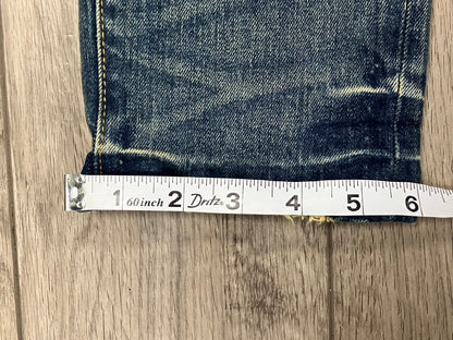 33- Purple Brand Dark Acid Wash Denim