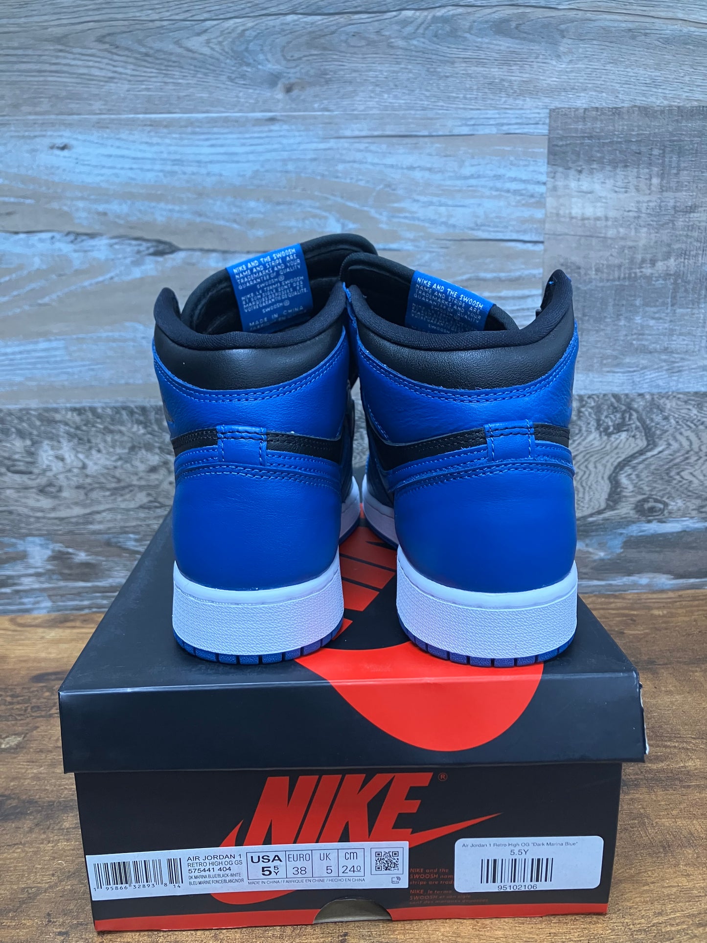 Jordan 1 Marina Blue Size 5.5