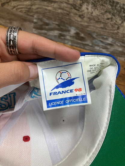 OS - Vtg France 98 World Cup snapback cap