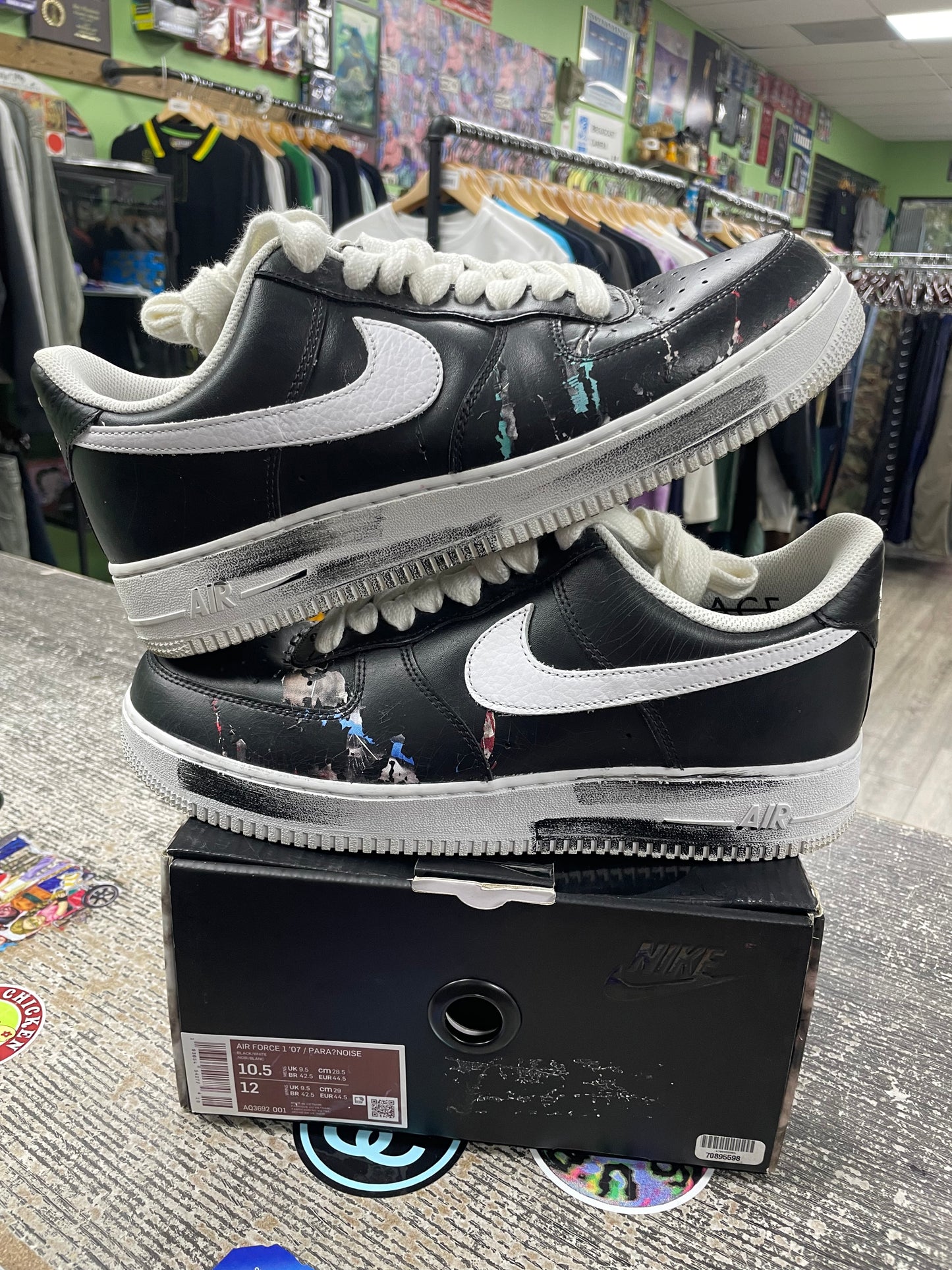Nike Air Force 1 G-Dragon Peaceminusone Para-Noise Size 10.5