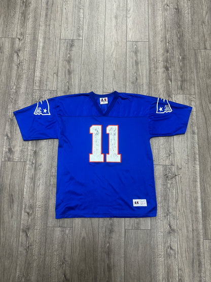 Vintage Drew Bledsoe New England patriots jersey Size XL