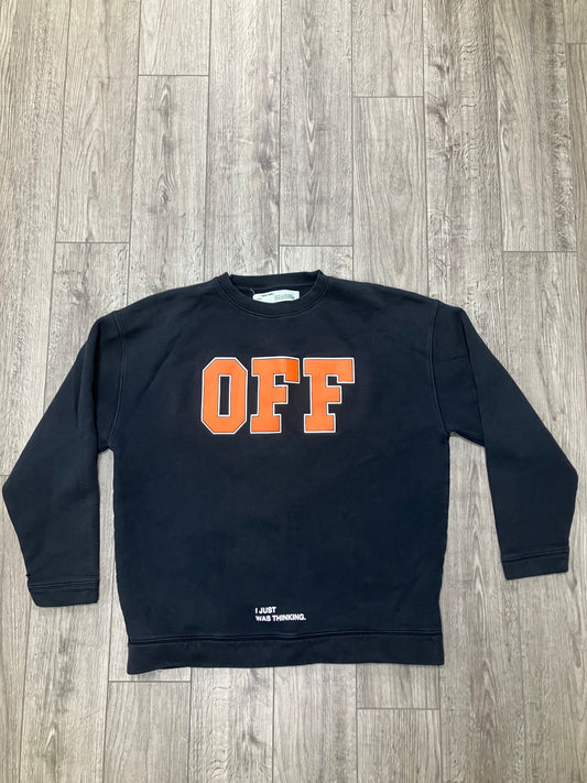 Off White Collegiate Crewneck Size M