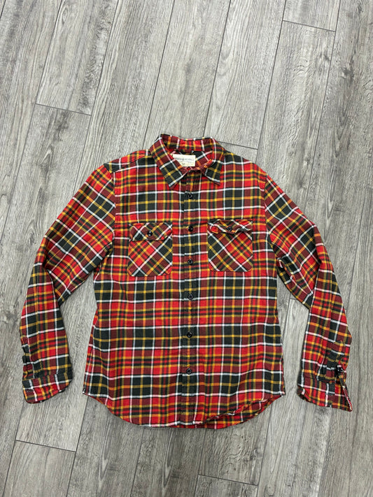 Denim & Supply Ralph Lauren Mens Heavyweight Plaid Flannel Shirt M